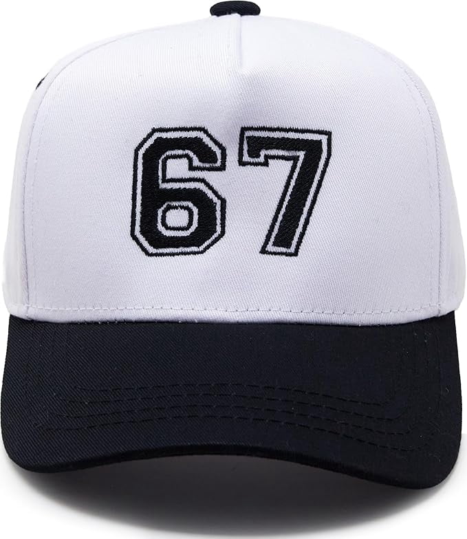 Funky Junque Kids Trucker Hat Baseball Cap - 67 - Black/White (Medium/Large - 2-9 Years)