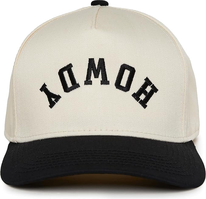 Howdy (Upside Down) - Black/Beige