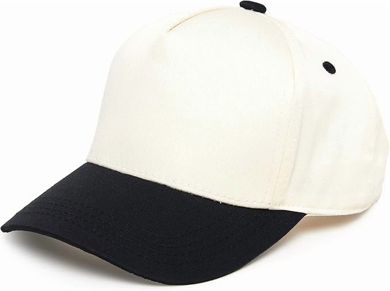 Funky Junque Kids Trucker Hat Baseball Cap - Two Tone Vintage Baby Baseball Cap, Infant Baseball Hat, Toddler Snapback Hat - Black/Beige (Small - 12-24 Months)