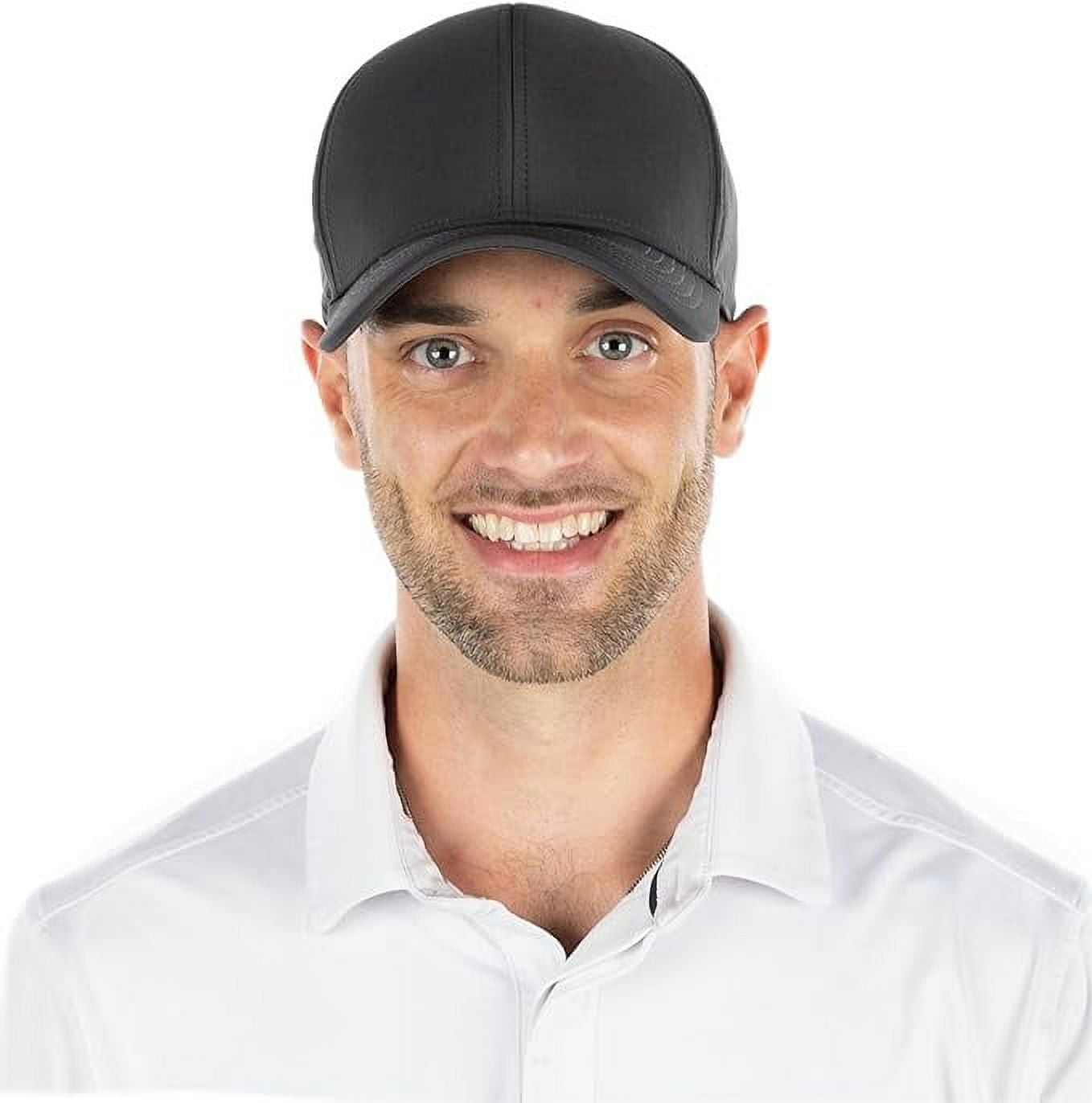 Funky Junque Men's Six Panel High Crown Performance Golf Hat - Grey ...