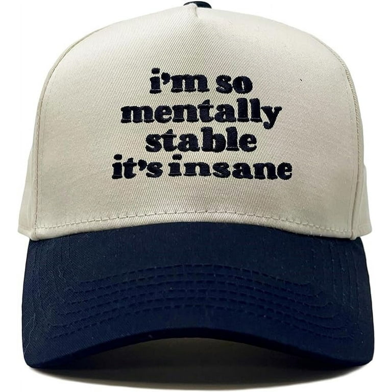 Two Tone Vintage Canvas Snapback Hats Men Women Trendy Embroidered Trucker Baseball Cap Funny Adjustable