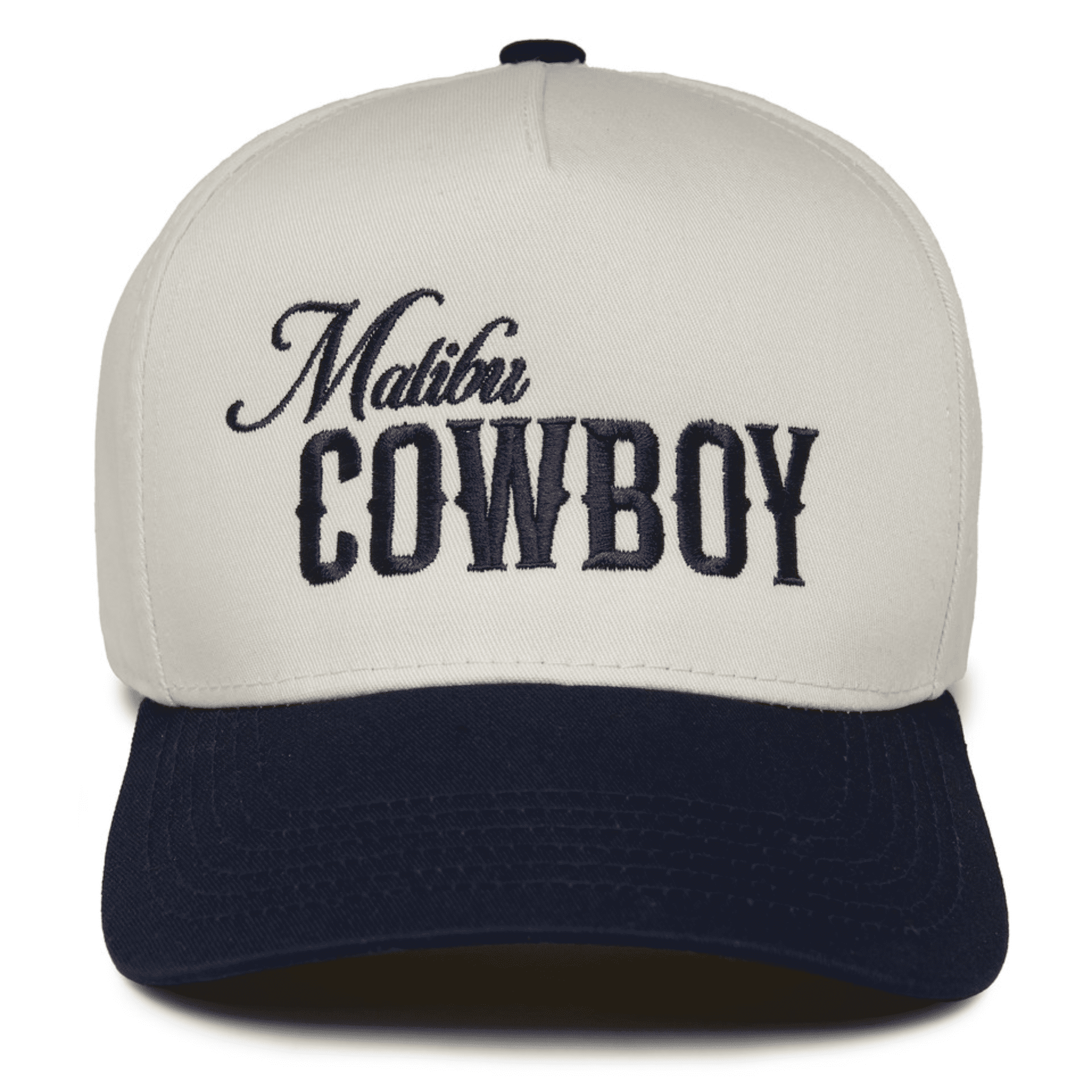 Vintage Cowboy Two Tone Trucker Hat Vintage Cowboy Two Tone Trucker Hat – Shop Evelia Bella main image 2
