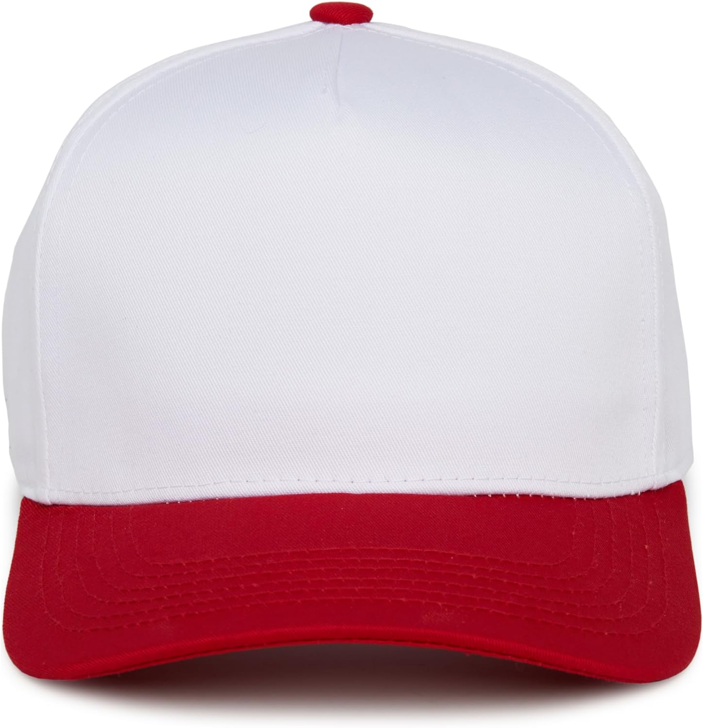 Funky Junque Two Tone Vintage Snapback Hat - Red/White