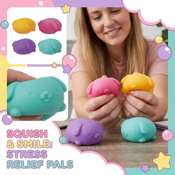 Funky Pup Stress Ball Novelty Stress Reliever Toys for Stress Management