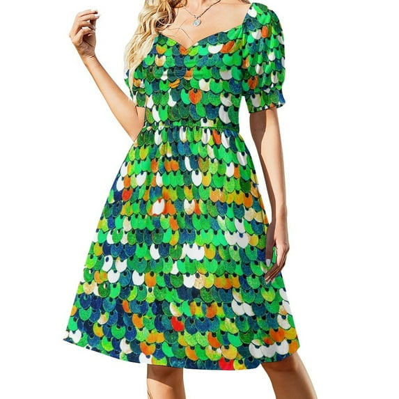 Funky Sequins Sleeveless Dress dress women summer 2024 beach dresses