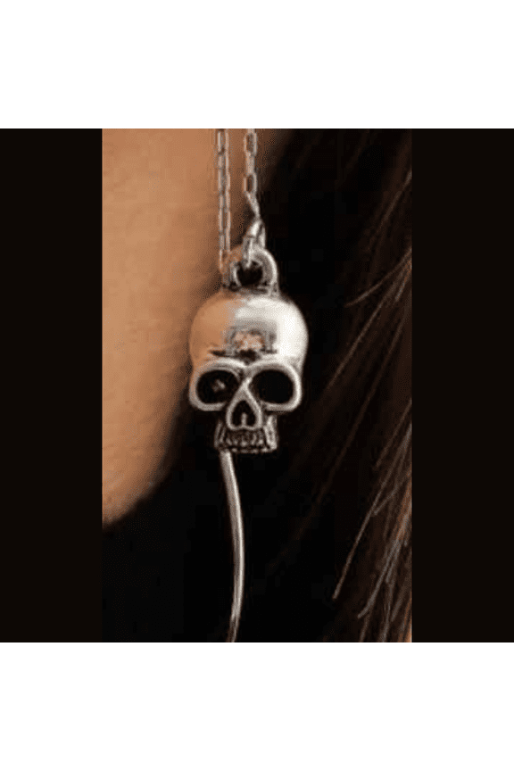 Funky Skull Threader Earrings