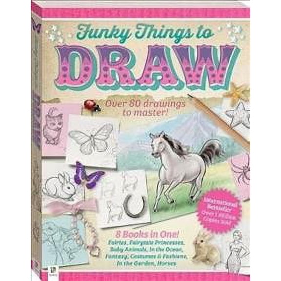 Funky Things to Draw: Flexi-bound (Paperback)