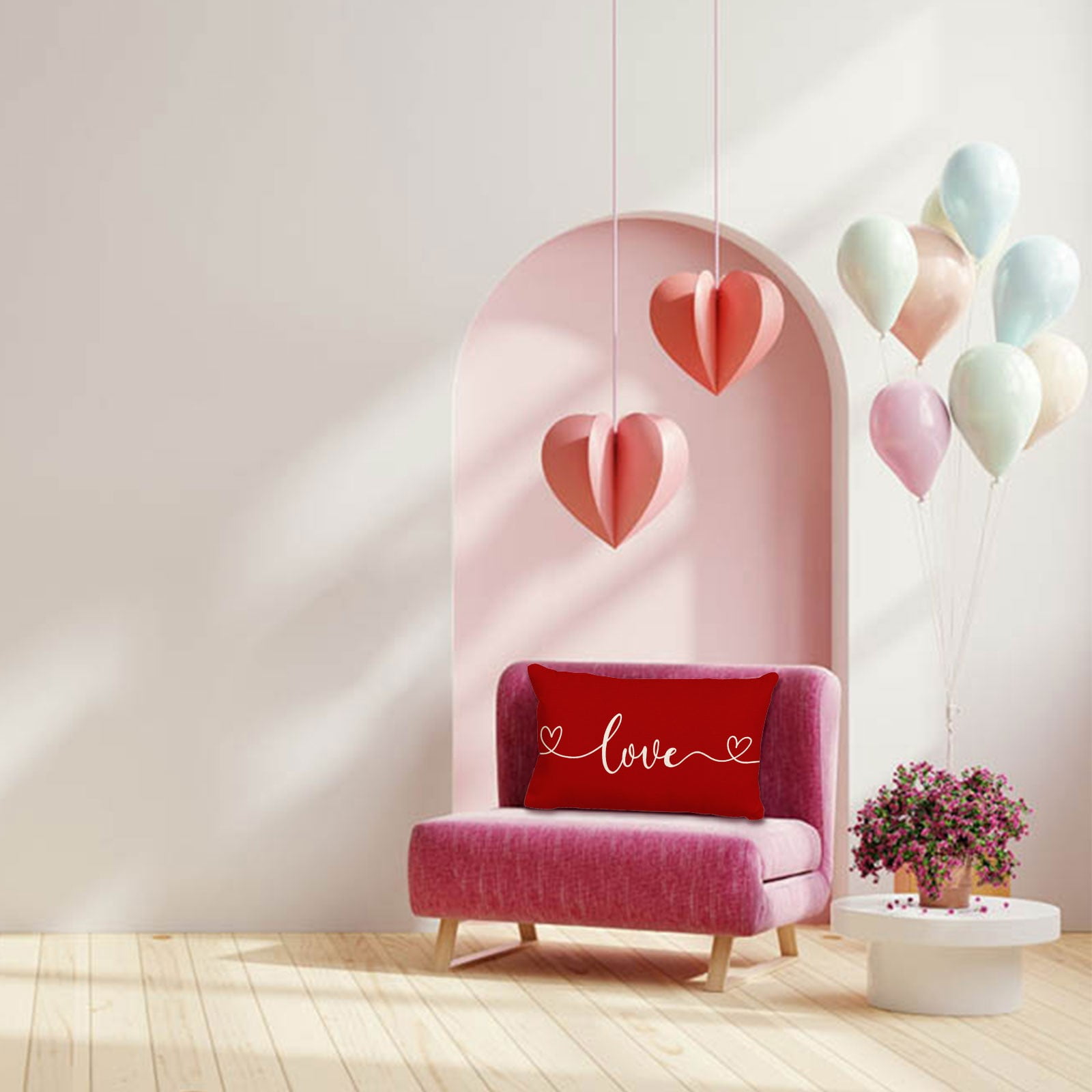 Funky Throw Pillows Covers Valentines Day Lumbar Pillow Covers 12X20