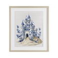 thumbnail image 1 of Funky Toile Castle Birch Framed Print Under Glass, design by Lettered and Lined, 1 of 10