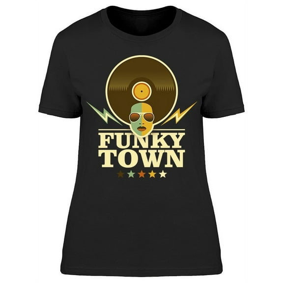 Funky Town T-Shirt Women -Image by Shutterstock, Female 3X-Large