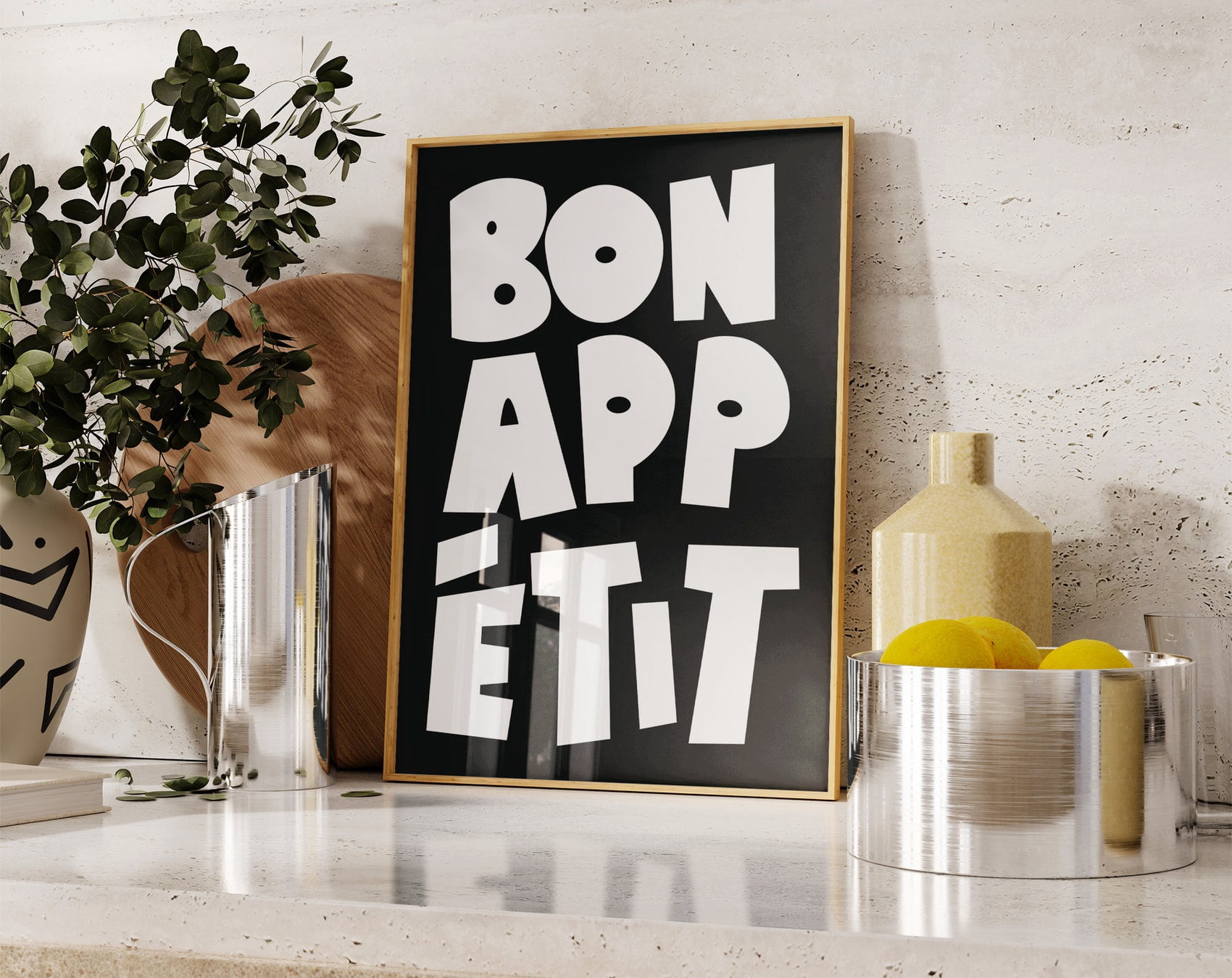 Funky Wall Art for Kitchen Poster Typography Poster Uplifting Message ...
