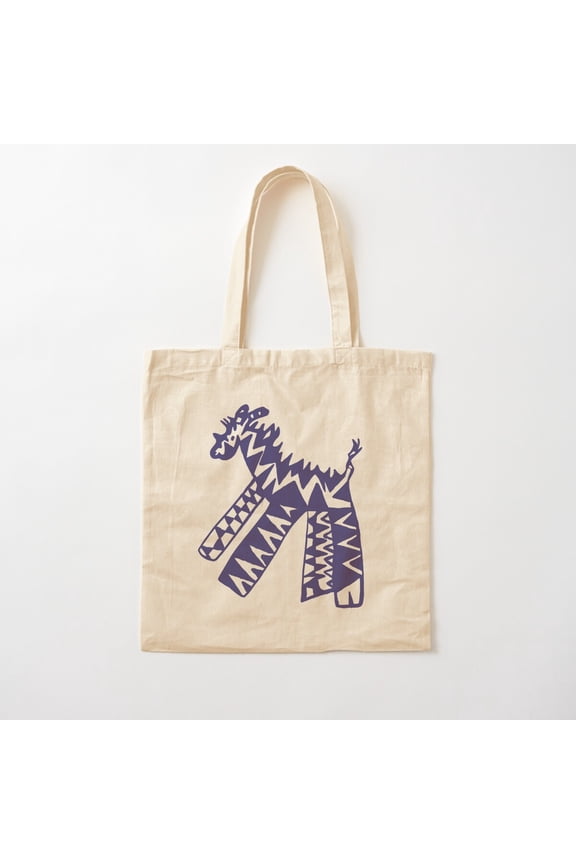 Funky Zebra Canvas Tote Bags, Reusable Shopping Bag
