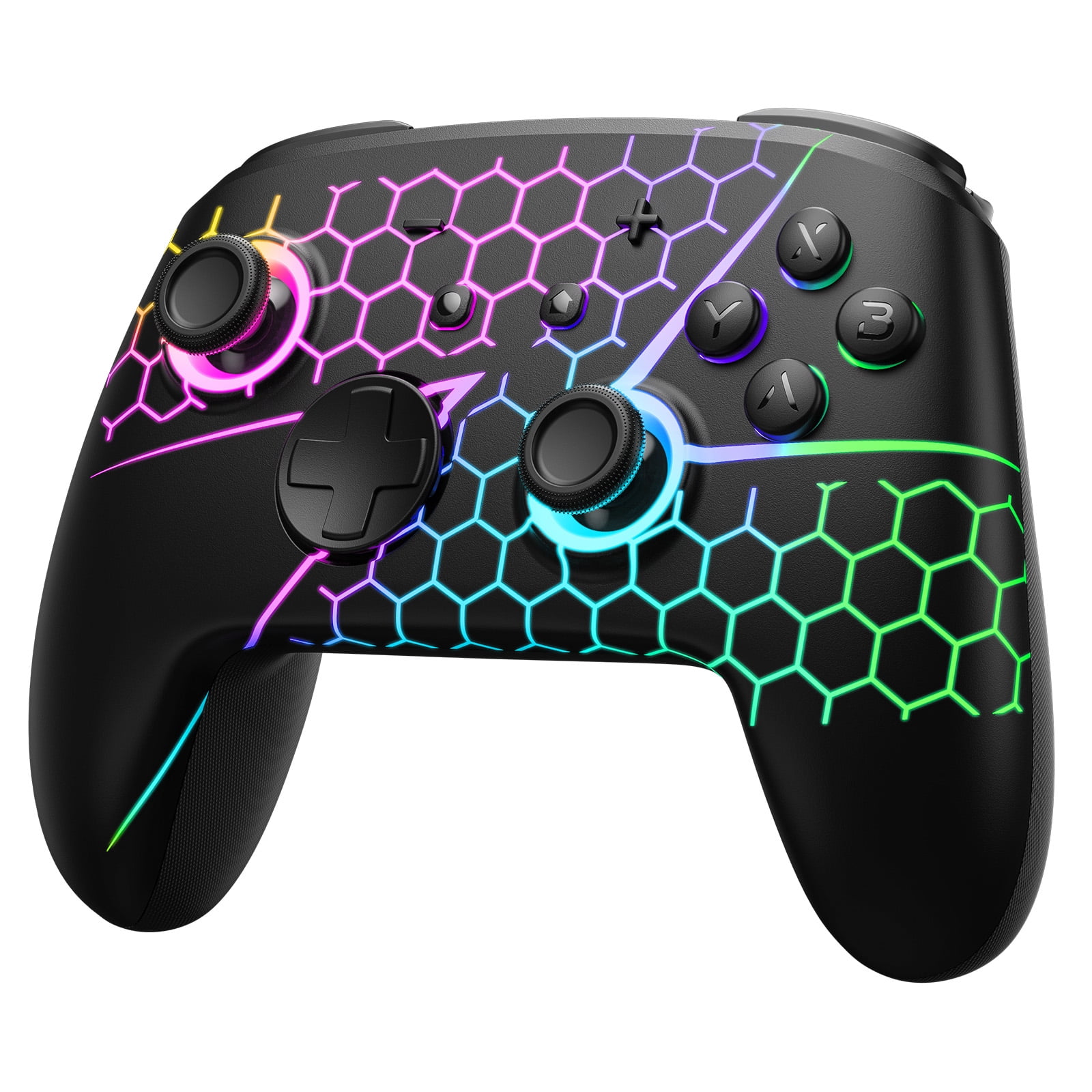 Video Game Controller Models Funlab Wireless Video Game Pro Controller with Hall Effect Joystick ...