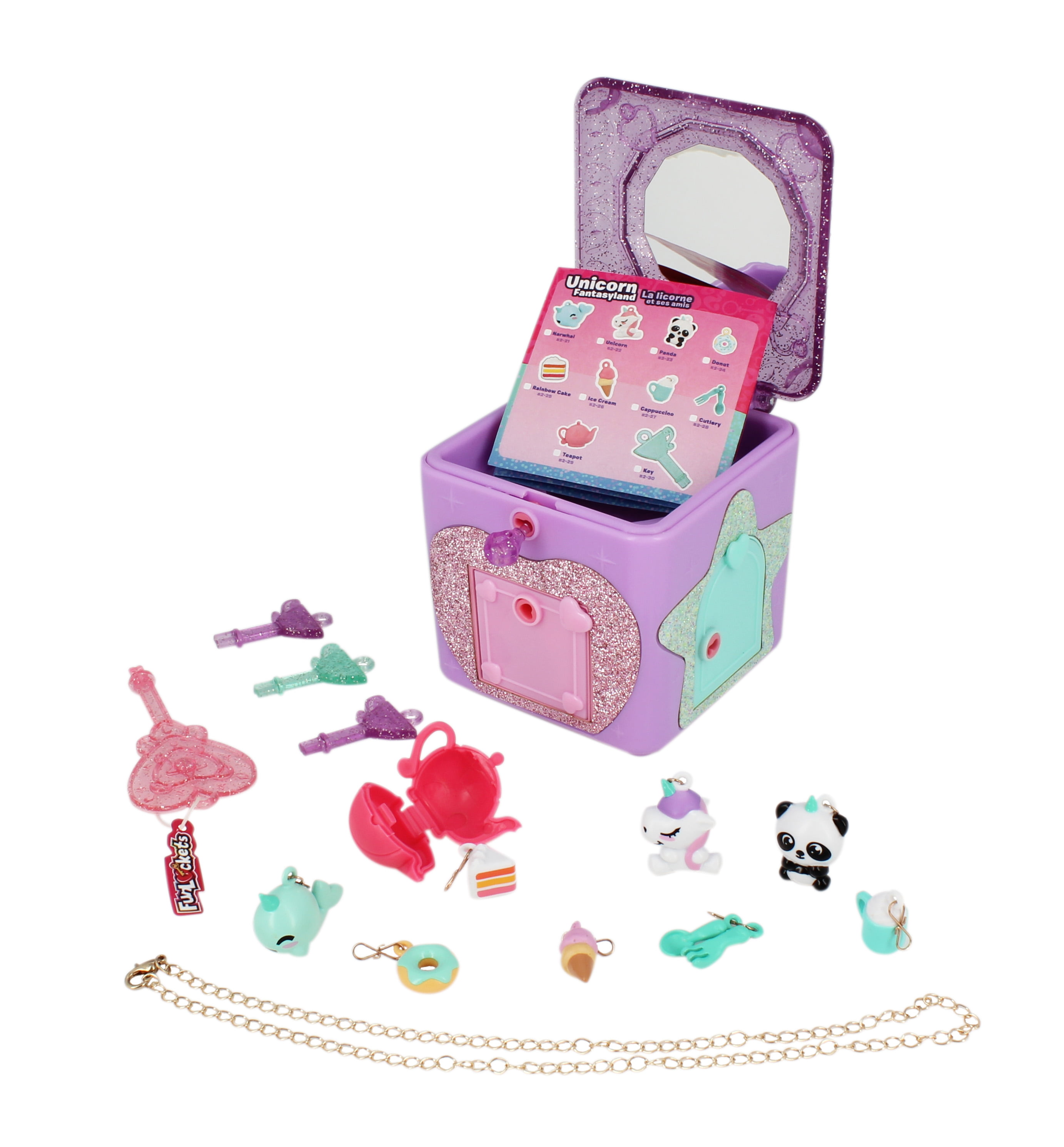 New Surprise Doll British Funlockets Surprise Jewelry Childrens Toy Key  Unlocked Random Gift Box for Girls