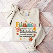 Funma Definition Funny Grandma Nana Mimi Gigi Shirt, Funny Grandma Sweatshirt Gift, Gift For Grandma, Grandma Hoodie, , Mother's Day Gift