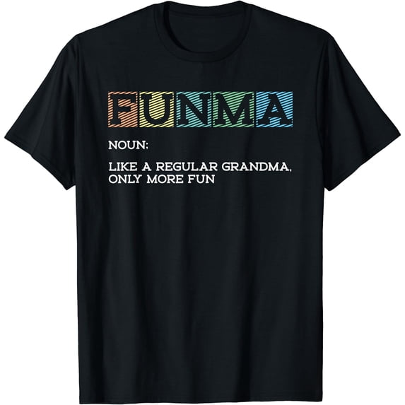 Funma Definition | Grandma More Fun | Grandmother T-Shirt - Walmart.com