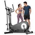 thumbnail image 1 of Funmily Elliptical Training Machine, 550lbs Capacity Heavy Duty Elliptical Exercise Machine for Home Use, 16-Level Magnetic Resistance, 15.5" Stride, 3-Way Adjustable Pedals, 1 of 9