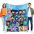 thumbnail image 1 of Funneh Krew Blanket for Boys Girls Lightweight Kids Throw Blanket Cute Soft Blankets Flannel Plush Blankets Gifts 40x50in, 1 of 1