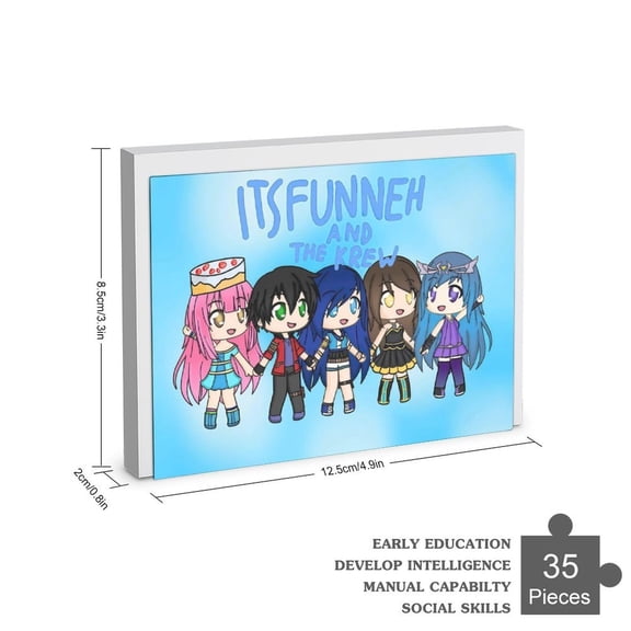 Funneh Krew Jigsaw Puzzle 35/70/120/200/300/500/1000 Piece Birthday Gift Vibrant Colors High Quality
