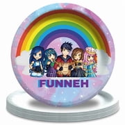 Funneh Krew Plates Party Supplies Birthday Decorations Tableware Disposable Dinnerware