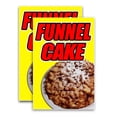 thumbnail image 1 of Funnel Cake (24" X 36") Vinyl Decal Only (Pack of 2) |Sign|Sticker|Poster, 1 of 4