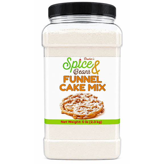 Funnel Cake Mix By Dasher's Spice & Beans | Made In America | 5 lb