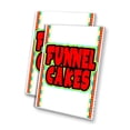 thumbnail image 1 of Funnel Cakes (24" X 36") 4mm Corrugated Plastic Panel, Graphics Applied To 1 Side (Pk of 2), 1 of 4