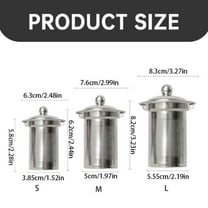 Funnel with Cover Clearance! Reusable Tea Infuser & Cooking Infuser Extra Mesh Tea Infuser Threaded Connection Stainless to Brew Loose Tea & Seasonings