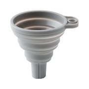 Funnel Creative Silicone Folding Funnel Retractable Household Liquid Sub-Mini Funnel White Grey Funnel Kitchen Gadget (Color : 1pc Gray)