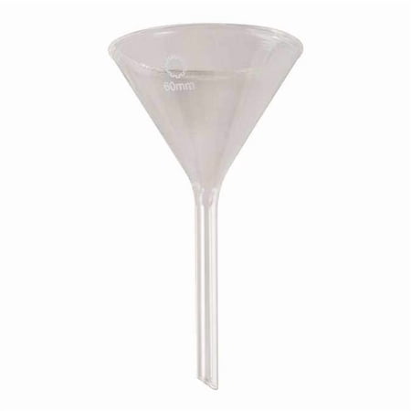 Manufacturer Varies Funnel,Glass,100mm Rim,100mm Stem,PK12 5YHW1
