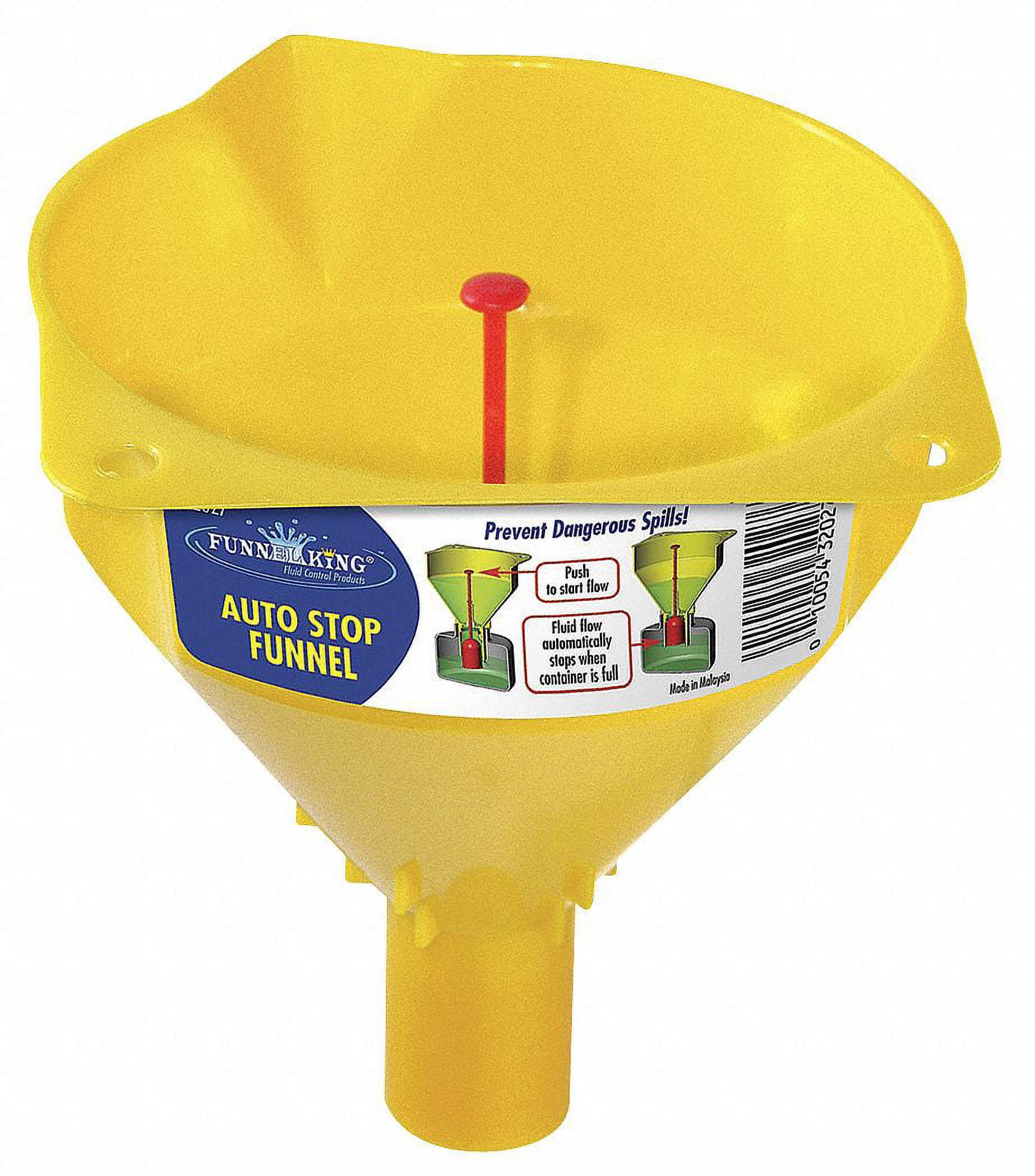 Funnel King Auto Stop Funnel,16oz.,11/8" dia. Spout 32027