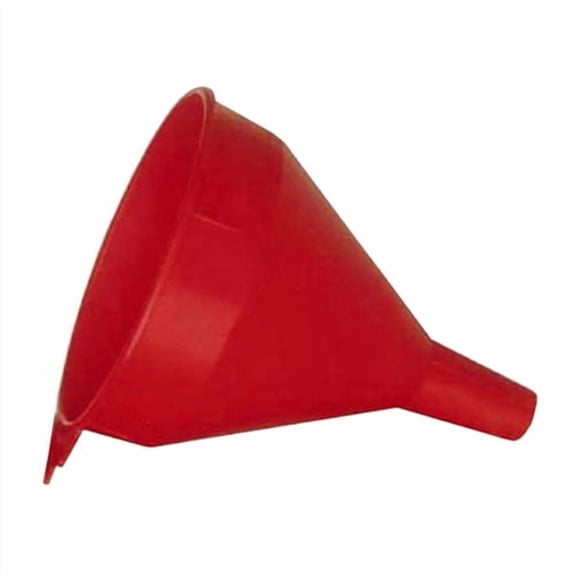 Funnel King Red Safety Polyethylene 6 Quart Funnel - 32005