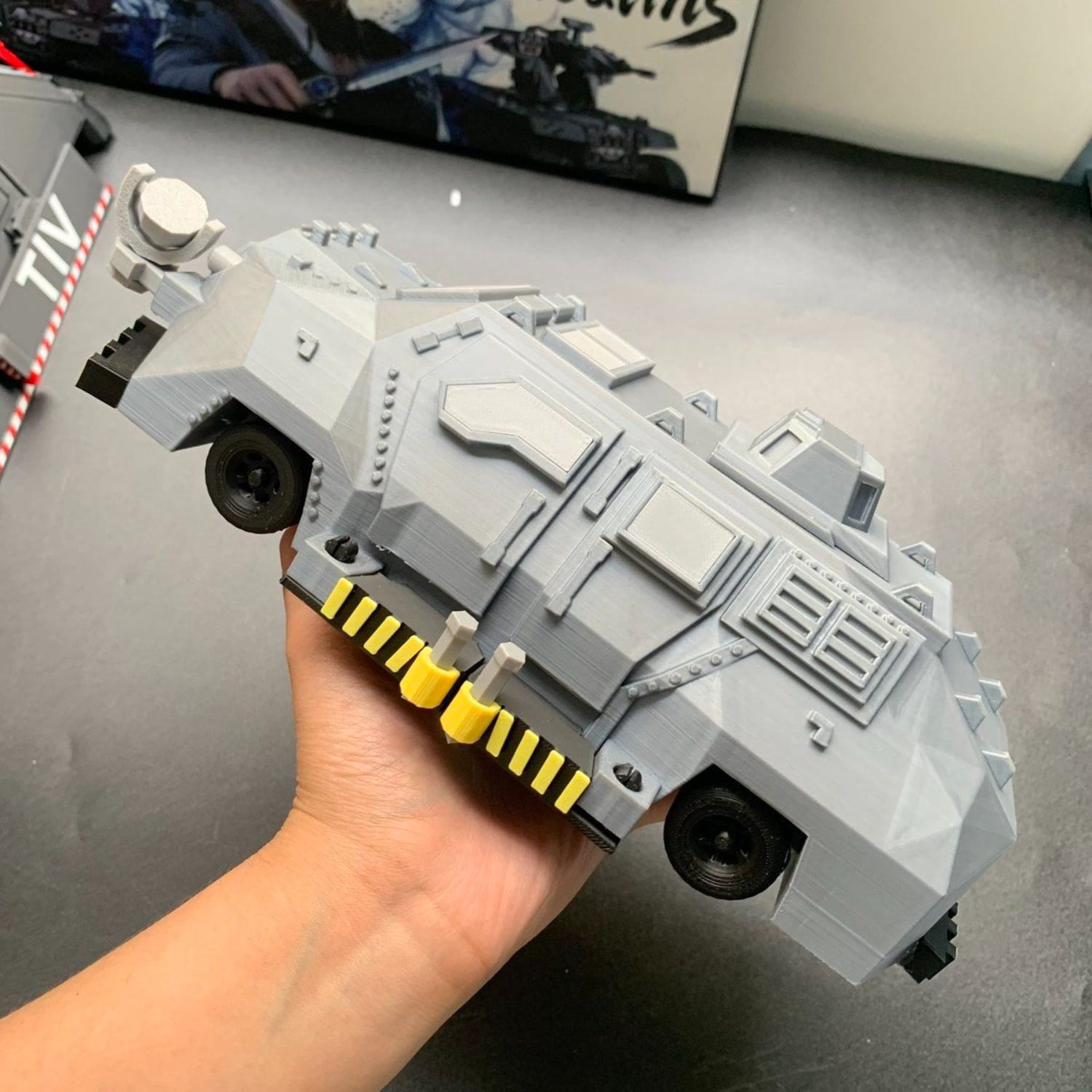 Funnel Runners Oversized Titus TIV2 Tornado Intercept Vehicle Model Kit ...