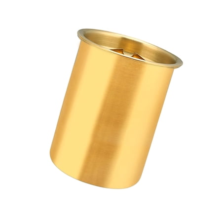 Funnel Shape Ashtray Smokeless for Glass Marble Stainless Steel Ashtray for Home Office