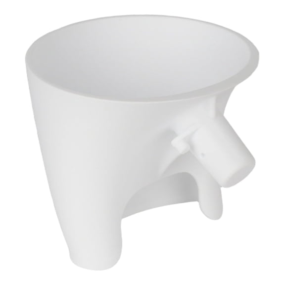 Funnel for KitchenAid Mixer - No Mess Anti-Splash Attachment for Tilt-Head Stand Mixers | Easy-Pour Dishwasher Safe Baking Tool, (1pcs-White)