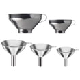 thumbnail image 1 of Funnels for Transferring Jam, Spice Powder Funnels, Mini Funnels, Kitchen Accessories, Small Funnels5Pcs Small Funnels for Filling Bottles Containers Liquid Practical Small Funnels, 1 of 8