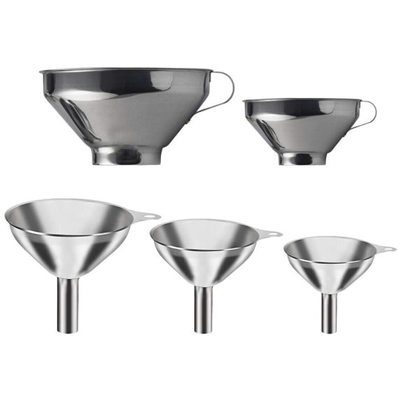 Funnels for Transferring Jam, Spice Powder Funnels, Mini Funnels, Kitchen Accessories, Small Funnels5Pcs Small Funnels for Filling Bottles Containers Liquid Practical Small Funnels