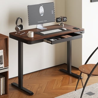 Rollable And Height Adjustable Bedside Table, 15Mm Particle Board And