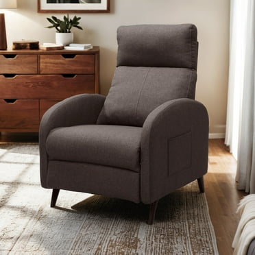 FunniHomi Recliner Chair Small Recliner Adjustable Reclining Chair Single Sofa with Padded Seat Backrest for Living Room Bedroom