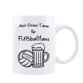 Funnil Ceramic Coffee Mug Funny, Unique a Gift for Your Father, Boss, or Best Friend Anti-Stress-Tasse-for-FUBballfans