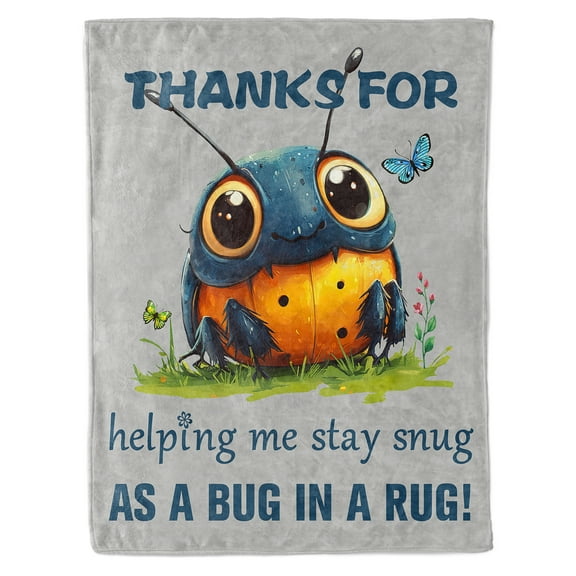 Funnil Encouragement Gifts for Women Men,Soft Inspirational Gift Blanket 50"x60" Gray