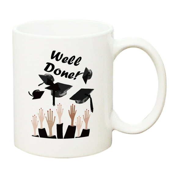 Funnil Phd Graduation Gifts for Him Safe Home Ceramic Coffee Mug White