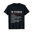 thumbnail image 1 of Funny 10 Things I Want In My Life Whiskey Loves whiskey T-Shirt, 1 of 5
