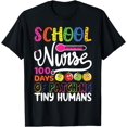 thumbnail image 1 of Funny 100 Days Of Patching Tiny Humans School Nurse RN T-Shirt, 1 of 2