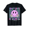 thumbnail image 1 of Funny 100th Day School Vibes Smiley Graphic T-Shirt Perfect for Classroom Celebration, 1 of 5