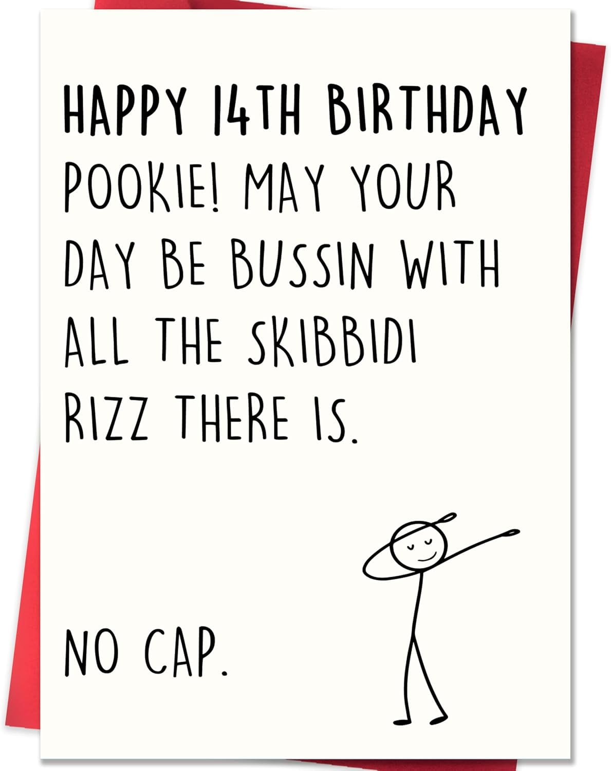 Funny 16th Birthday Card For Boy Or Girl With Envelope | Unique And Original Card For Son, Daughter, Grandson Or Granddaughter | You're 16 Now
