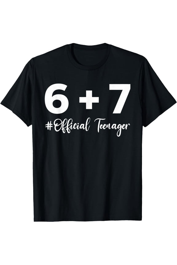 Funny 13th Birthday Official Teenager 6+7 Year Old Boys T-Shirt Shirts