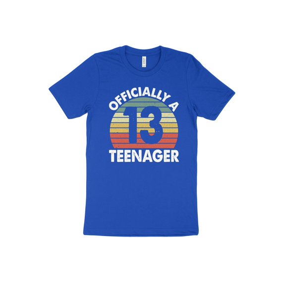 Funny 13th Birthday Tshirt 13 Years Old Teen Officially a Teenager Gift for Teens Teenagers Boys Girls T-Shirt