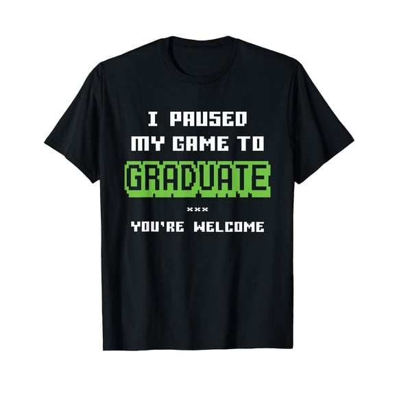 Funny 2026 Gamer Graduate Graduation T-Shirt