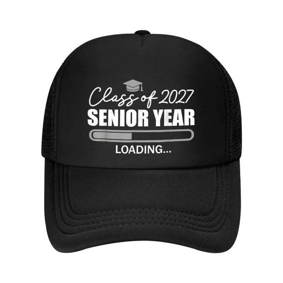 Funny 2027 Graduation Seniors Senior Year Loading Senior 27 Baseball Cap